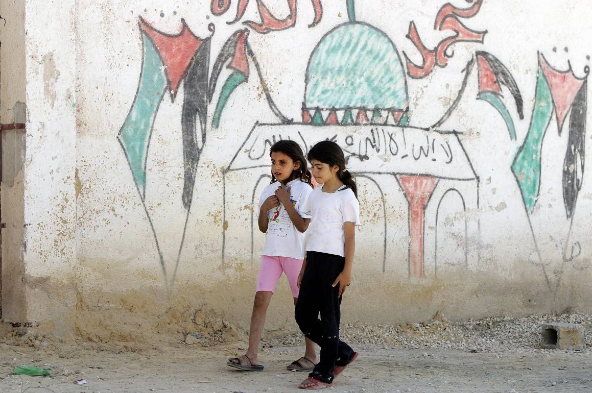 Palestiinalaisia pakolaisia Länsirannalla. Kuva: YK-kuva/Stephenie Hollyman.